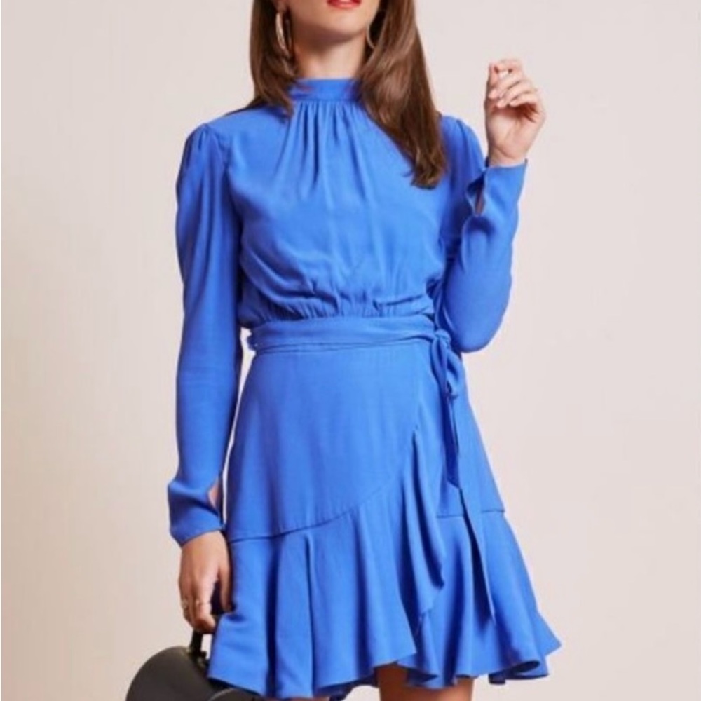 Elegant Blue Women's Dress